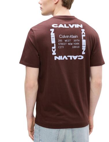 Camiseta Calvin Klein de manga corta con logo a la espalda