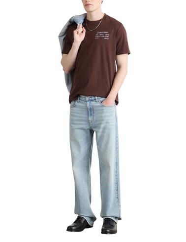 Camiseta Calvin Klein de manga corta con logo a la espalda