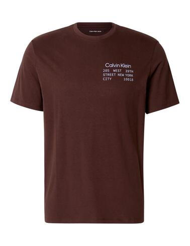 Camiseta Calvin Klein de manga corta con logo a la espalda