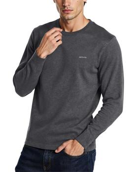 Camiseta Gas Jeans Dharis de manga larga para hombre gris