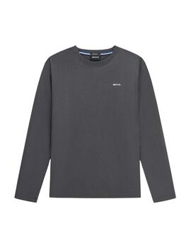 Camiseta Gas Jeans Dharis de manga larga para hombre gris