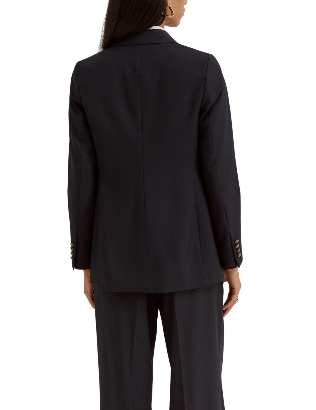 Americana Lion of Porches en azul marino para mujer