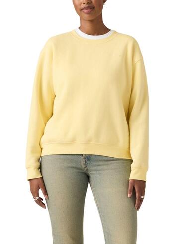 Sudadera Levi's® de cuello redondo para mujer con logotipo