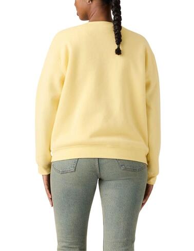 Sudadera Levi's® de cuello redondo para mujer con logotipo