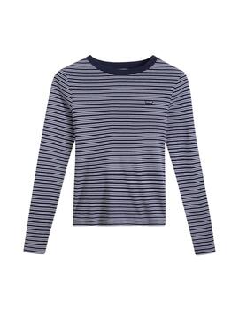Camiseta Levi's® de cuello redondo para mujer de rayas