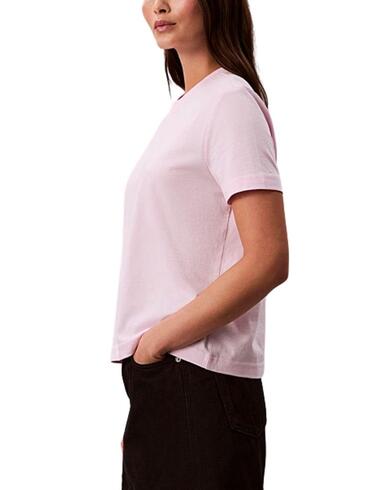 Camiseta Calvin Klein slim fit de mujer en rosa