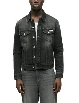 Cazadora vaquera Calvin Klein de hombre en gris