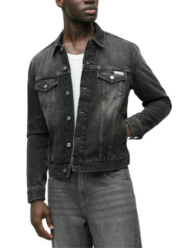 Cazadora vaquera Calvin Klein de hombre en gris