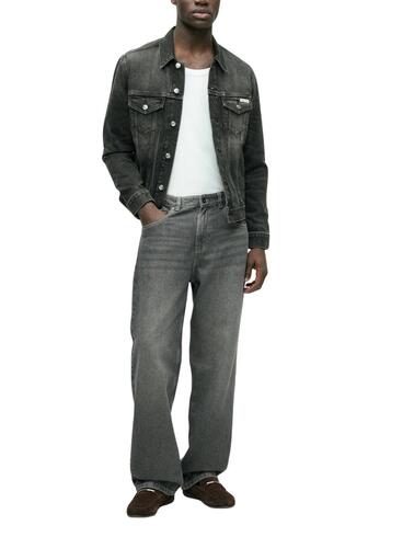 Cazadora vaquera Calvin Klein de hombre en gris