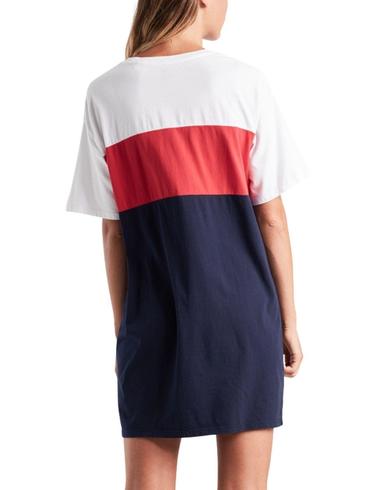 Vestido Levis sportwear color block de mujer