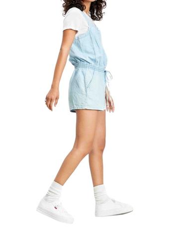 Mono vaquero Levi's® Amelia Romper para mujer