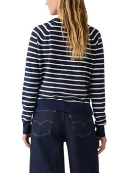 Jersey de rayas Levi's® de cuello pico a rayas para mujer