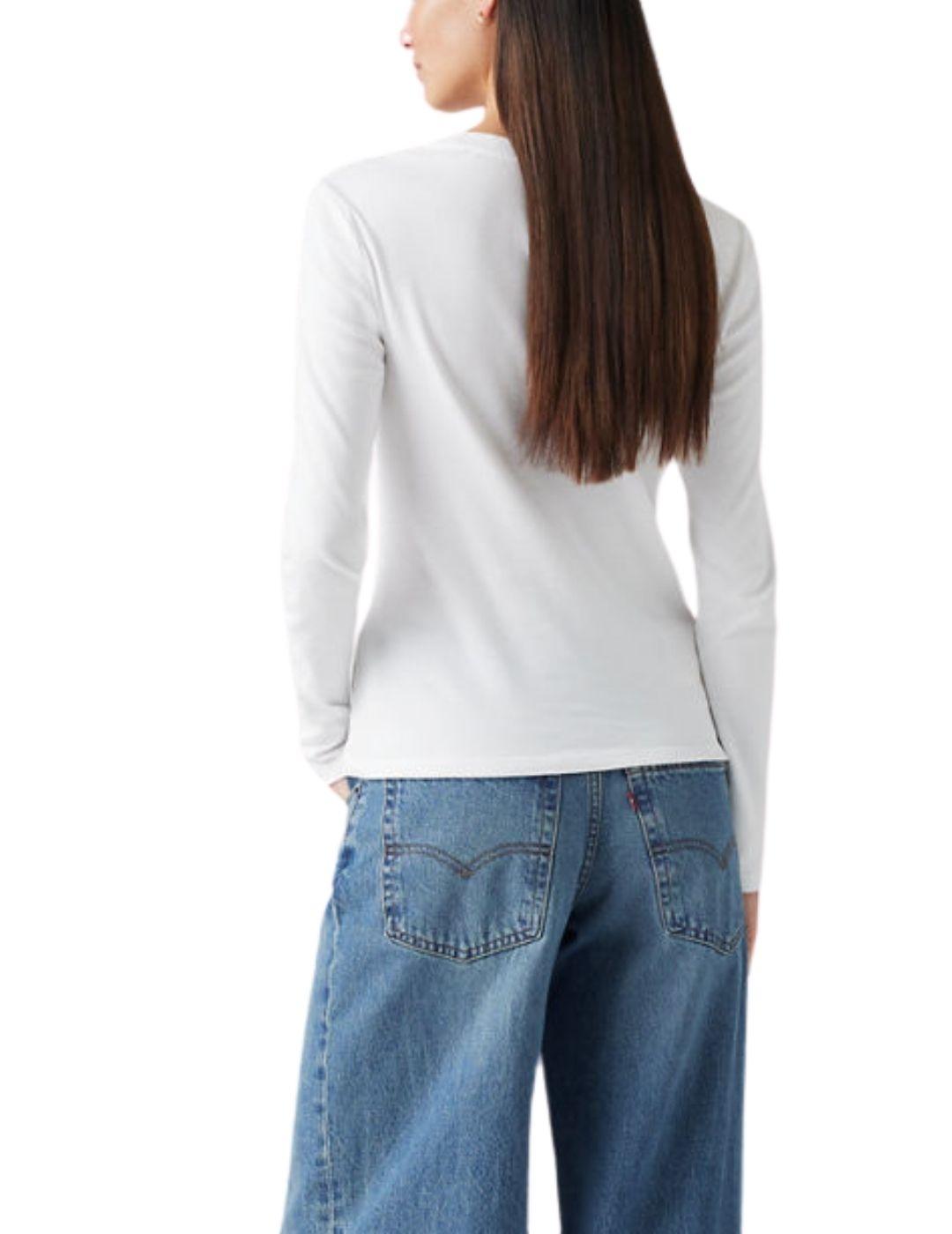 Camiseta Levi's® de cuello redondo para mujer en blanco