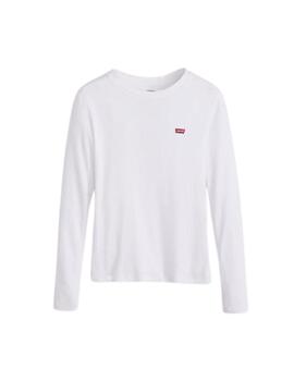 Camiseta Levi's® de cuello redondo para mujer en blanco