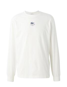 Camiseta Lacoste de manga larga unisex con logo en el pecho