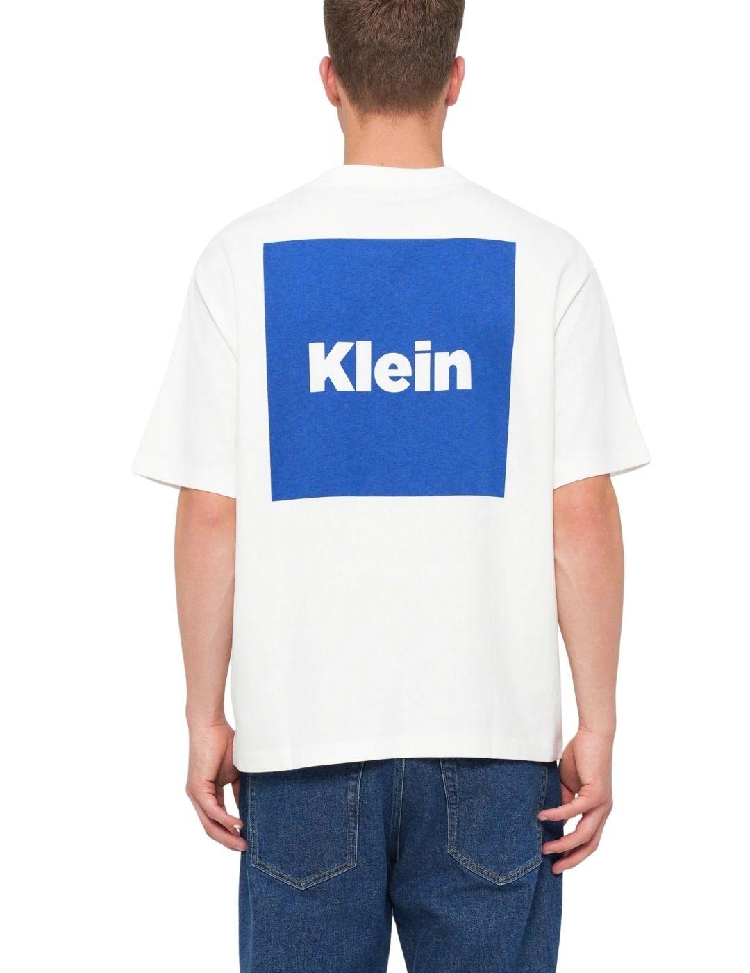 Camiseta Calvin Klein de manga corta en blanco de hombre