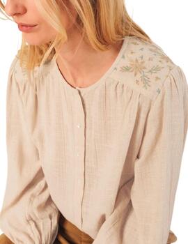 Camisa Indi & Cold con bordados de mujer