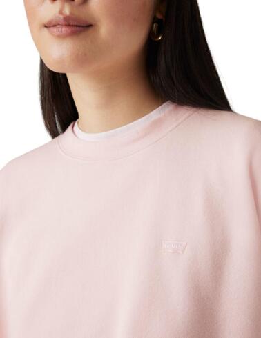 Sudadera Levi's® de cuello redondo para mujer con logotipo