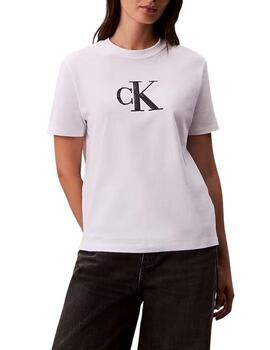 Camiseta Calvin Klein de manga corta con cK en lentejuelas