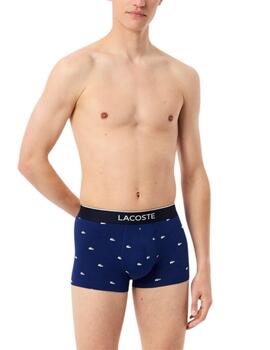 Pack de 3 calzoncillos Lacoste de algodón elástico