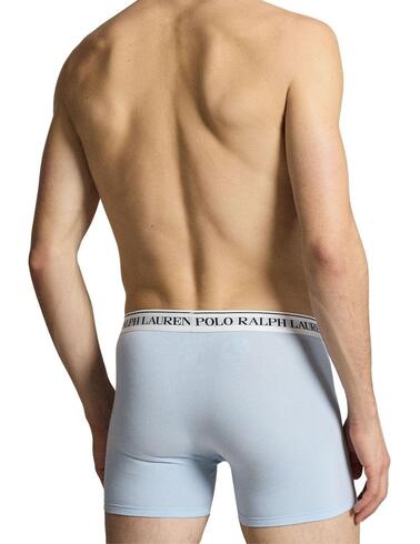 Pack de 3 calzoncillos Polo Ralph Lauren de algodón elástico