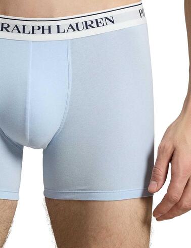 Pack de 3 calzoncillos Polo Ralph Lauren de algodón elástico