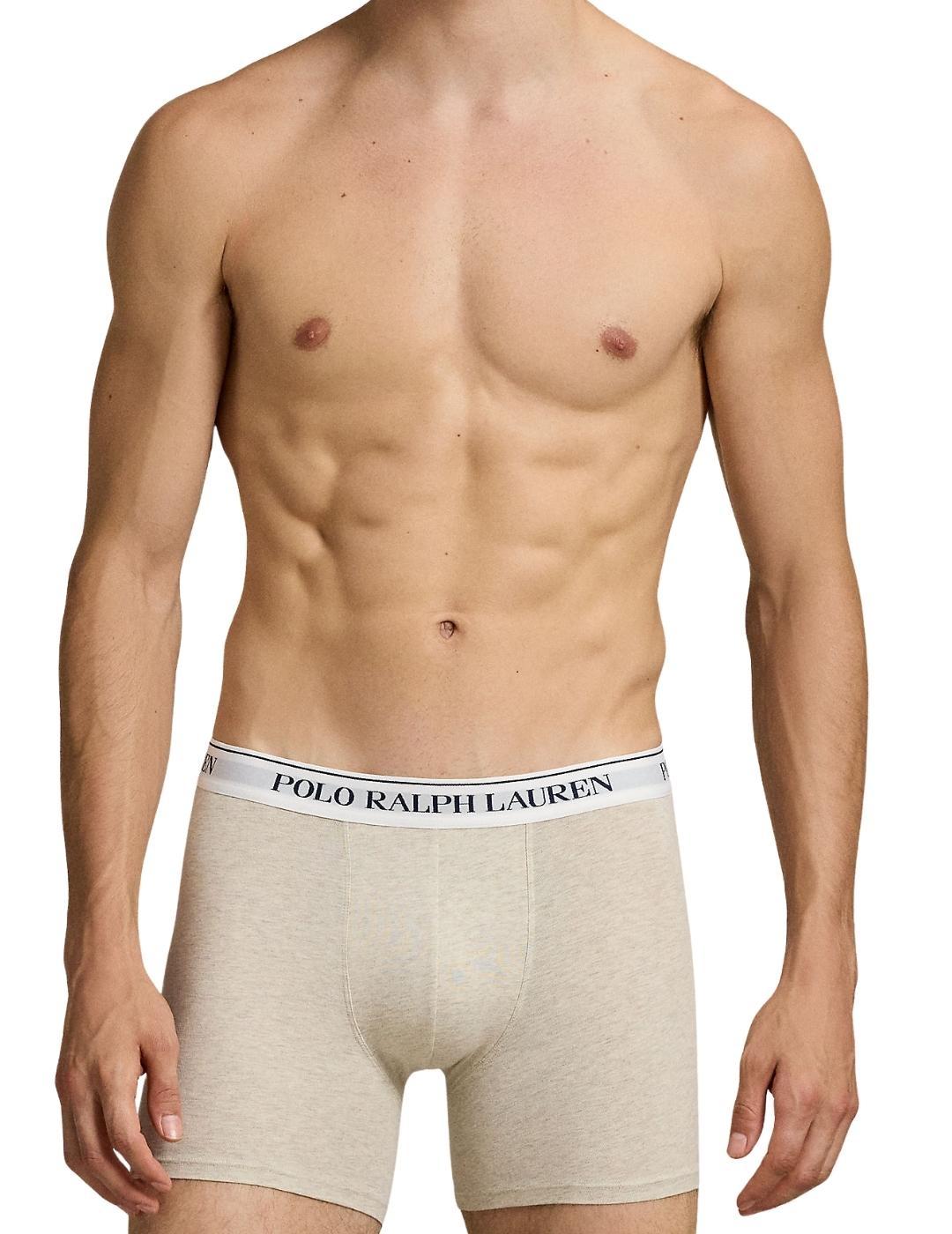 Pack de 3 calzoncillos Polo Ralph Lauren de algodón elástico