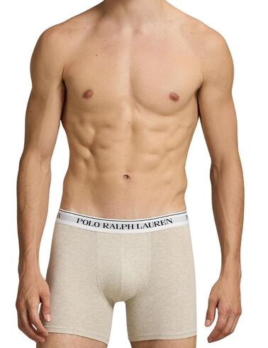Pack de 3 calzoncillos Polo Ralph Lauren de algodón elástico