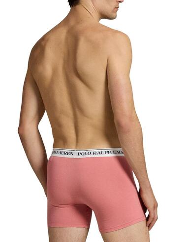 Pack de 3 calzoncillos Polo Ralph Lauren de algodón elástico