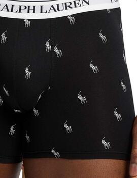 Pack de 3 calzoncillos Polo Ralph Lauren de algodón elástico