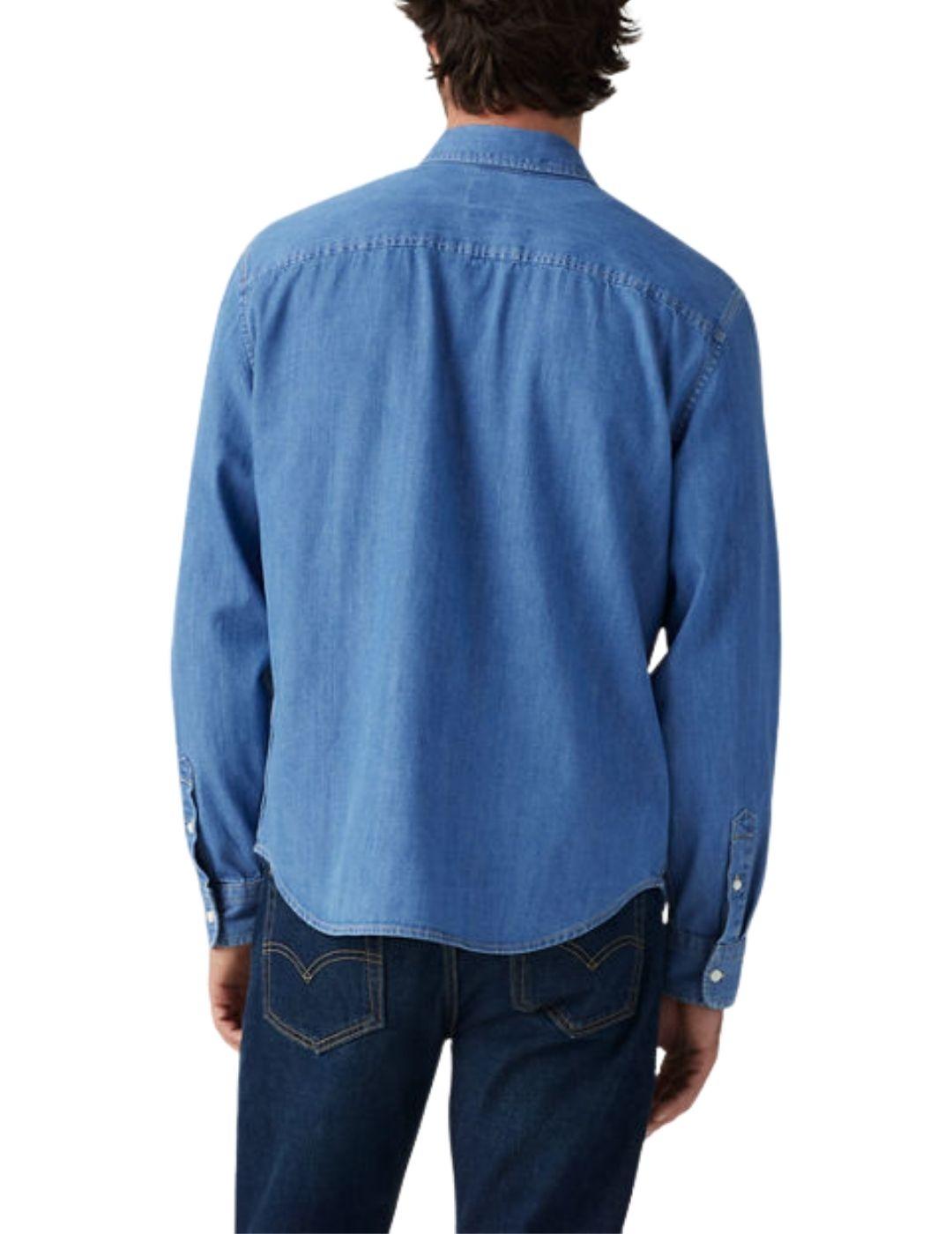 Camisa Levi's® vaquera de manga larga para hombre