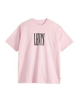 Camisetas Levi's® de manga corta gris para hombre con logoti