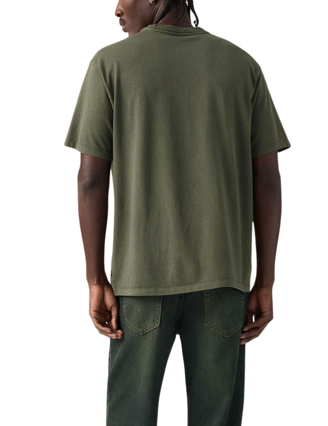 Camisetas Levi's® de manga corta gris para hombre con logoti