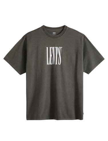 Camisetas Levi's® de manga corta gris para hombre con logoti