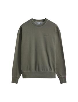 Sudadera Levi's® para hombre de cuello redondo en verde