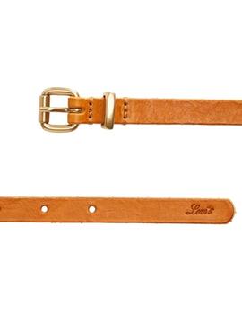 Cinturón Levi's® fino de de cuero para mujer en camel
