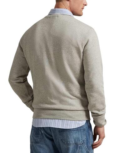 Sudadera Polo Ralph Lauren con Polo Bear en gris de hombre
