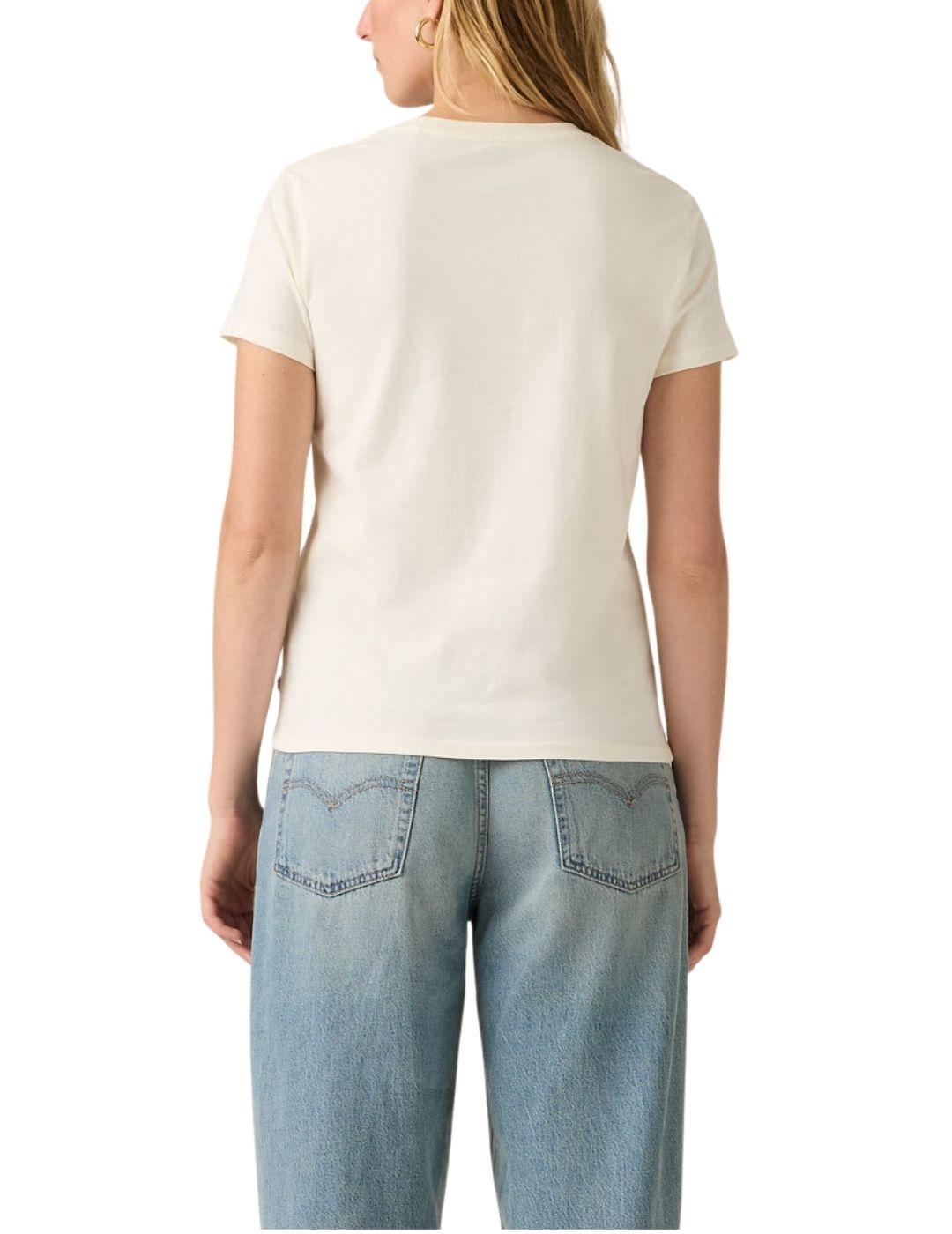 Camiseta Levi's® The Perfect Tee de mujer Egret Graphic