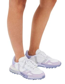 Zapatillas Lacoste L-Elite Active malva de mujer
