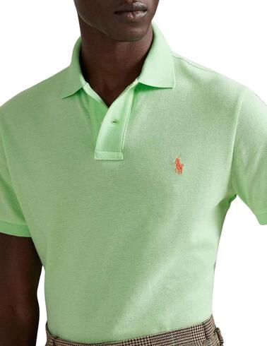 Polo de Polo Ralph Lauren de manga corta custom slim fit