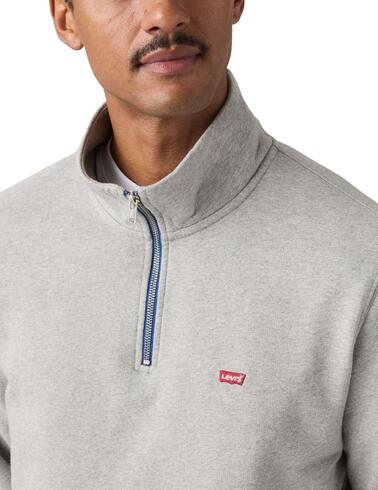 Sudadera Levi's® con cuello de cremallera para hombre