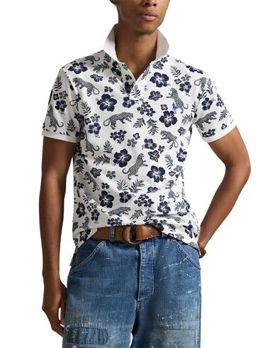 Polo de Polo Ralph Lauren estampado de manga corta de hombre
