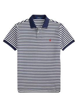 Polo de Polo Ralph Lauren de manga corta a rayas marino