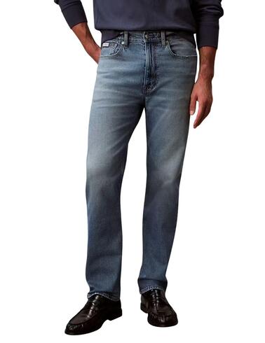 Pantalón vaquero Calvin Klein standard straight azul