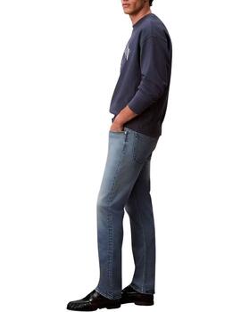 Pantalón vaquero Calvin Klein standard straight azul