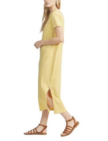 Vestido Polo Ralph Lauren estilo camiseta de algodón amarill