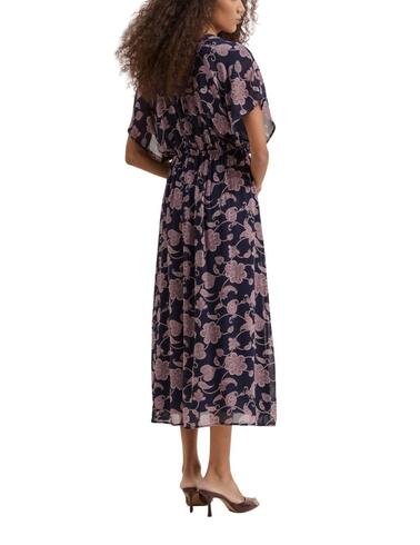 Vestido estampado Lion of Poches con mangas murciélago