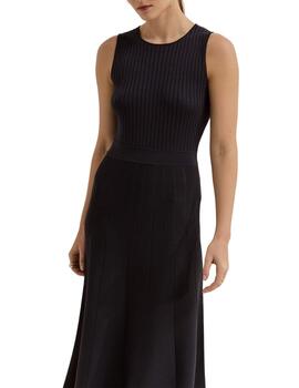 Vestido de punto largo Lion of Porches en marino de mujer