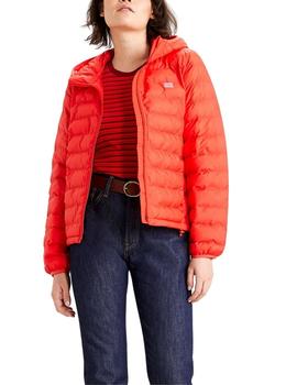 Chaqueta Levis Pandora Packable Jacket roja de mujer