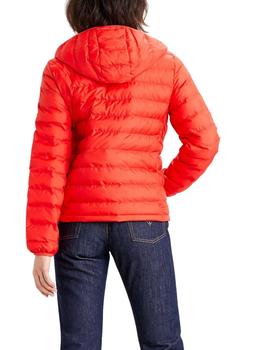 Chaqueta Levis Pandora Packable Jacket roja de mujer